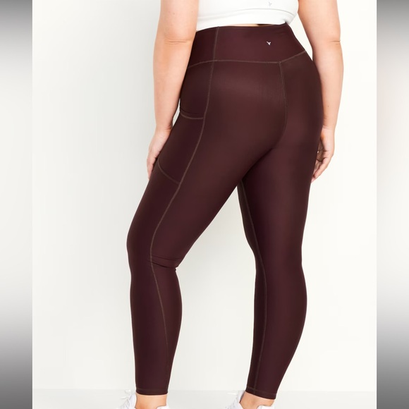 Old Navy Active Powersoft Leggings w/ Side Pockets - Picture 3 of 7
